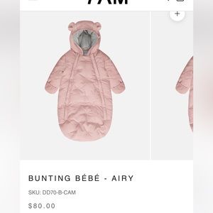 7AM Enfant Bunting Bebe NEW